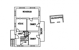 Laas/Tschengls: Freistehendes Wohnhaus mit Scheune und umliegender Grundfläche zu verkaufen