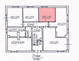 Martell/Gand: 3-Zimmerwohnung mit Balkon in zentraler Lage zu verkaufen