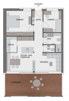 Wohnanlage Grüblwiesen: Hochwertige 3-Zimmerwohnung zu verkaufen - Wohnung Nr. 9